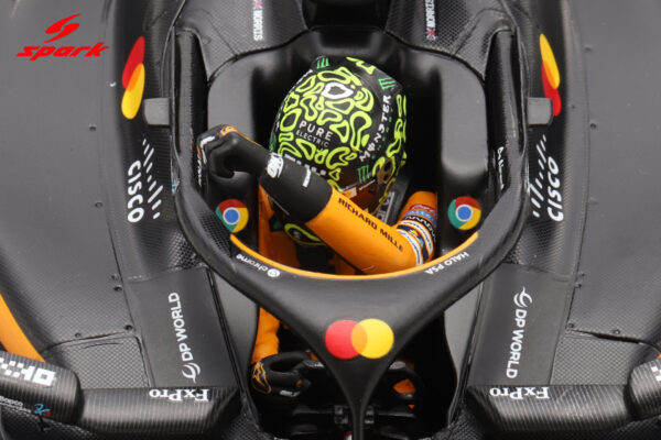 Spark 1:18 McLaren MCL38 McLaren No.4 Lando Norris Winner Abu Dhabi GP 2024 with Pitboards (18S665) Resin Model 24 Spark 1:18 McLaren MCL38 McLaren No.4 Lando Norris Winner Abu Dhabi GP 2024 with Pitboards (18S665) Resin Model