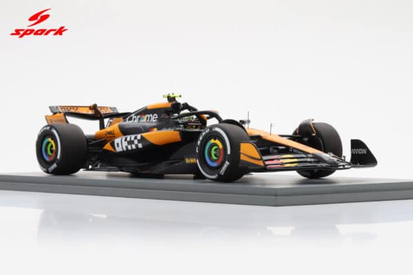 Spark 1:18 McLaren MCL38 McLaren No.4 Lando Norris Winner Abu Dhabi GP 2024 with Pitboards (18S665) Resin Model 27 Spark 1:18 McLaren MCL38 McLaren No.4 Lando Norris Winner Abu Dhabi GP 2024 with Pitboards (18S665) Resin Model