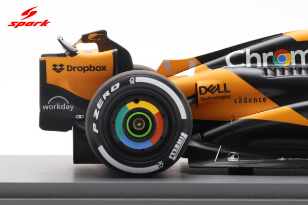 Spark 1:18 McLaren MCL38 McLaren No.4 Lando Norris Winner Abu Dhabi GP 2024 with Pitboards (18S665) Resin Model 23 Spark 1:18 McLaren MCL38 McLaren No.4 Lando Norris Winner Abu Dhabi GP 2024 with Pitboards (18S665) Resin Model
