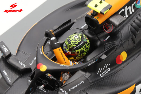 Spark 1:18 McLaren MCL38 McLaren No.4 Lando Norris Winner Abu Dhabi GP 2024 with Pitboards (18S665) Resin Model 21 Spark 1:18 McLaren MCL38 McLaren No.4 Lando Norris Winner Abu Dhabi GP 2024 with Pitboards (18S665) Resin Model