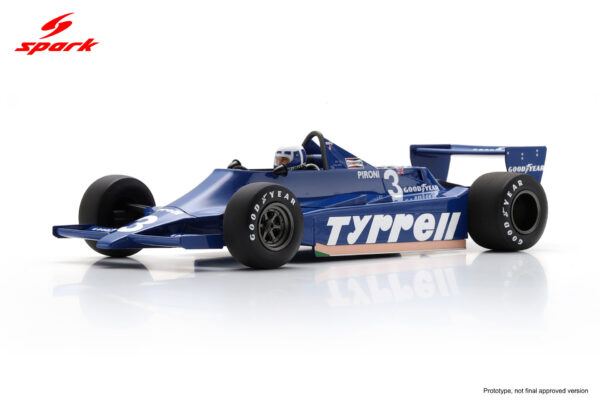 Spark 1:18 Tyrrell 009 No.3 Didier Pironi 4th Brazilian GP 1979 (18S742) Resin Model 5 Spark 1:18 Tyrrell 009 No.3 Didier Pironi 4th Brazilian GP 1979 (18S742) Resin Model
