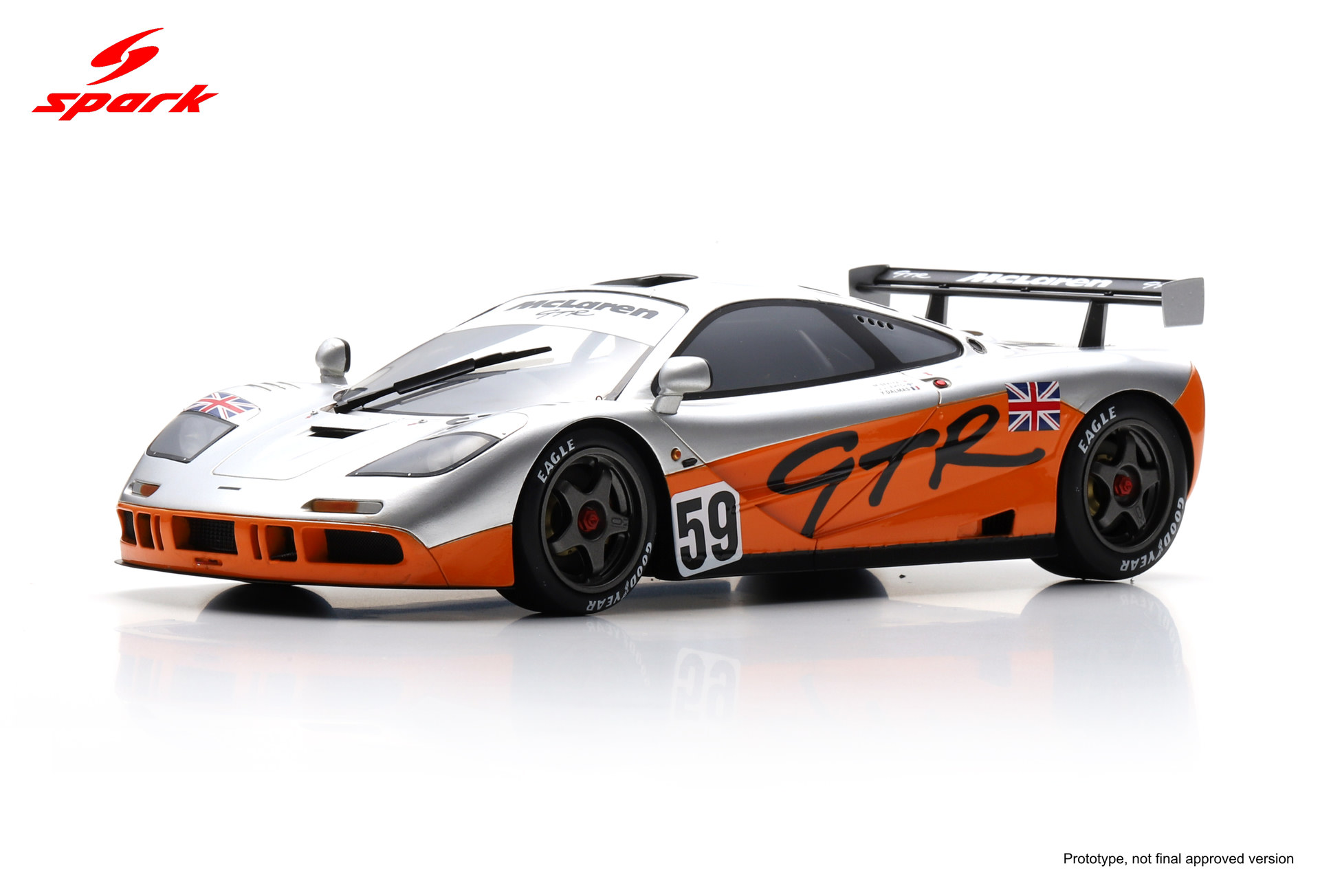 Spark 1:18 McLaren F1 GTR No.59 Prequalifying Le Mans 24H 1995 (18S874) Resin Model 3 Spark 1:18 McLaren F1 GTR No.59 Prequalifying Le Mans 24H 1995 (18S874) Resin Model - Image 3