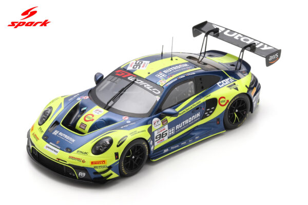 Spark 1:18 Porsche 911 GT3 R (992) No.96 Rutronik 2nd 24h Spa 2025 (18SB081) Limited Edition Resin Model
