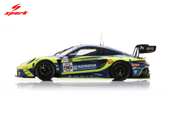Spark 1:18 Porsche 911 GT3 R (992) No.96 Rutronik 2nd 24h Spa 2025 (18SB081) Limited Edition Resin Model 12 Spark 1:18 Porsche 911 GT3 R (992) No.96 Rutronik 2nd 24h Spa 2025 (18SB081) Limited Edition Resin Model