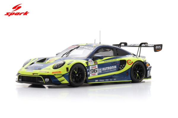 Alternative view of Spark 1:18 Porsche 911 GT3 R (992) No.96 Rutronik 2nd 24h Spa 2025 (18SB081) Limited Edition Resin Model