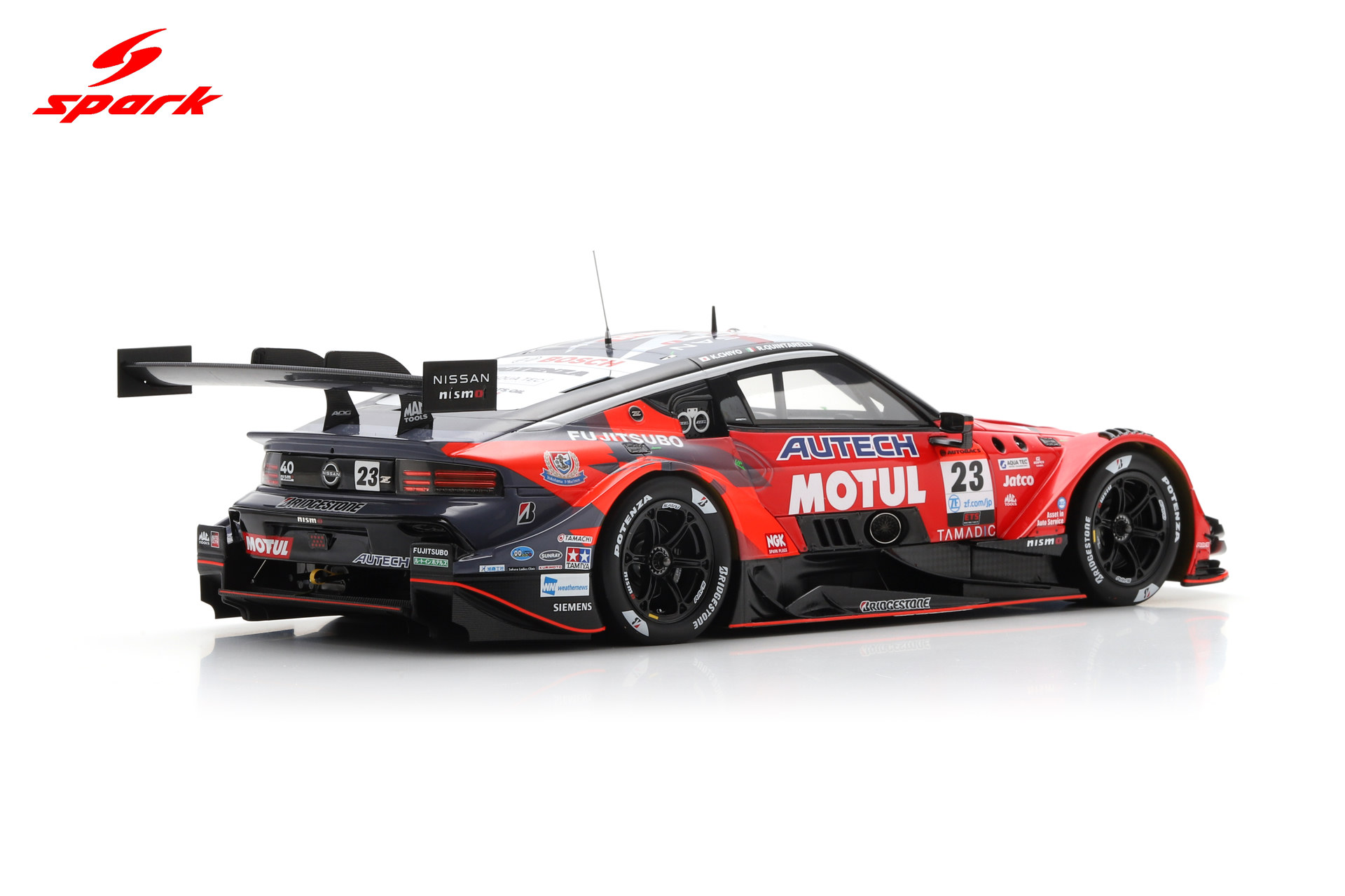 Spark 1:18 Nissan Z Motul Autech Nismo No.23 GT500 Super GT 2024 K.Chiyo, R.Quintarelli (18SGT006) Resin Model 3 Spark 1:18 Nissan Z Motul Autech Nismo No.23 GT500 Super GT 2024 K.Chiyo, R.Quintarelli (18SGT006) Resin Model - Image 3