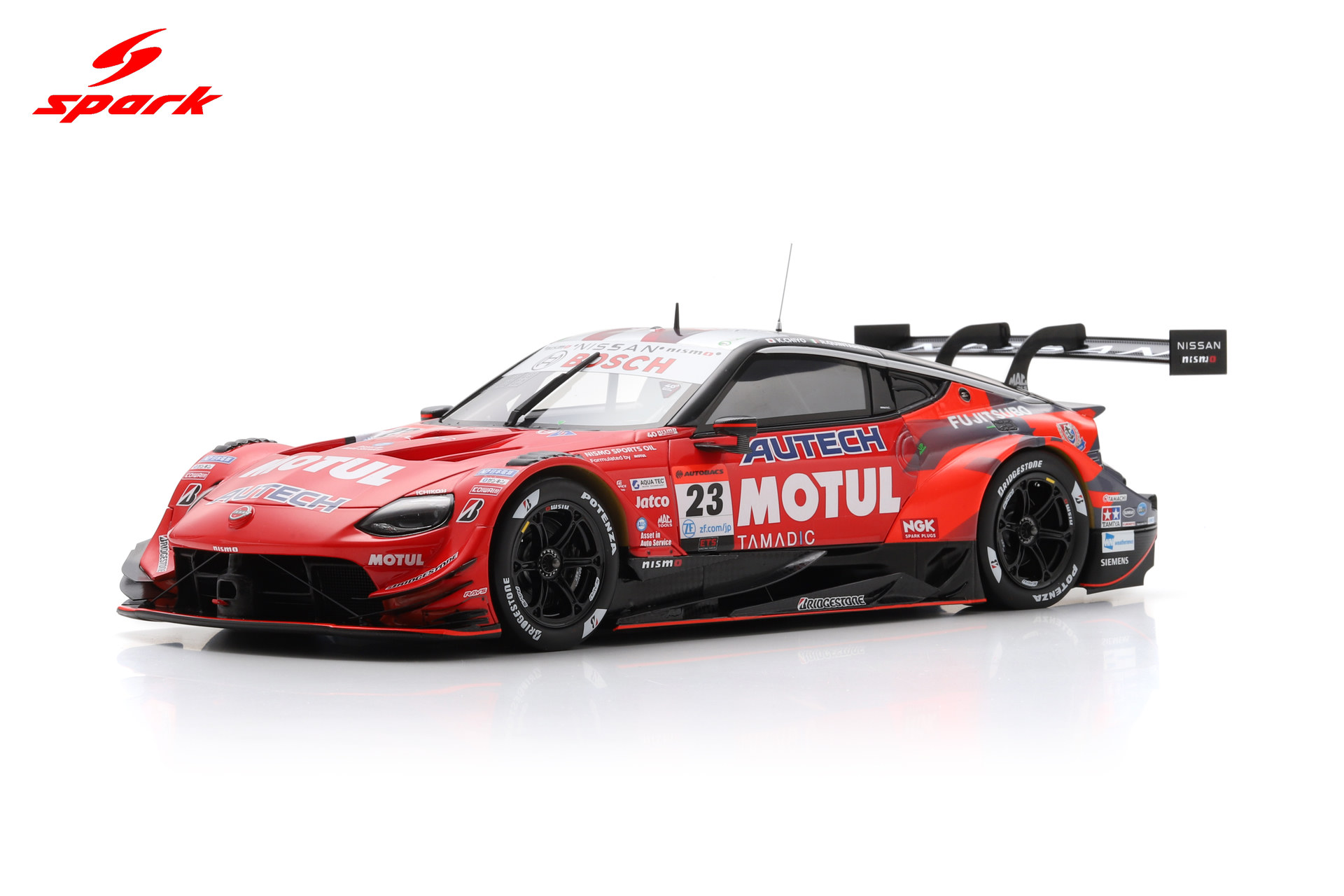 Spark 1:18 Nissan Z Motul Autech Nismo No.23 GT500 Super GT 2024 K.Chiyo, R.Quintarelli (18SGT006) Resin Model 5 Spark 1:18 Nissan Z Motul Autech Nismo No.23 GT500 Super GT 2024 K.Chiyo, R.Quintarelli (18SGT006) Resin Model - Image 5