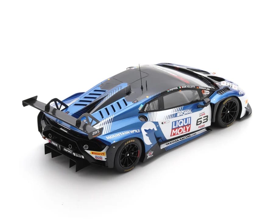 Spark - 1:18 Lamborghini Huracan GT3 EVO2 No.63 GRT Team Winner 24h Spa 2025 (18SPA2025) Limited Edition Resin Model 2 Spark - 1:18 Lamborghini Huracan GT3 EVO2 No.63 GRT Team Winner 24h Spa 2025 (18SPA2025) Limited Edition Resin Model - Image 2