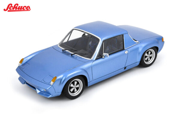 Schuco 1:18 PORSCHE 916 Chassis 17 1972 Blue (18U00068) Resin Model
