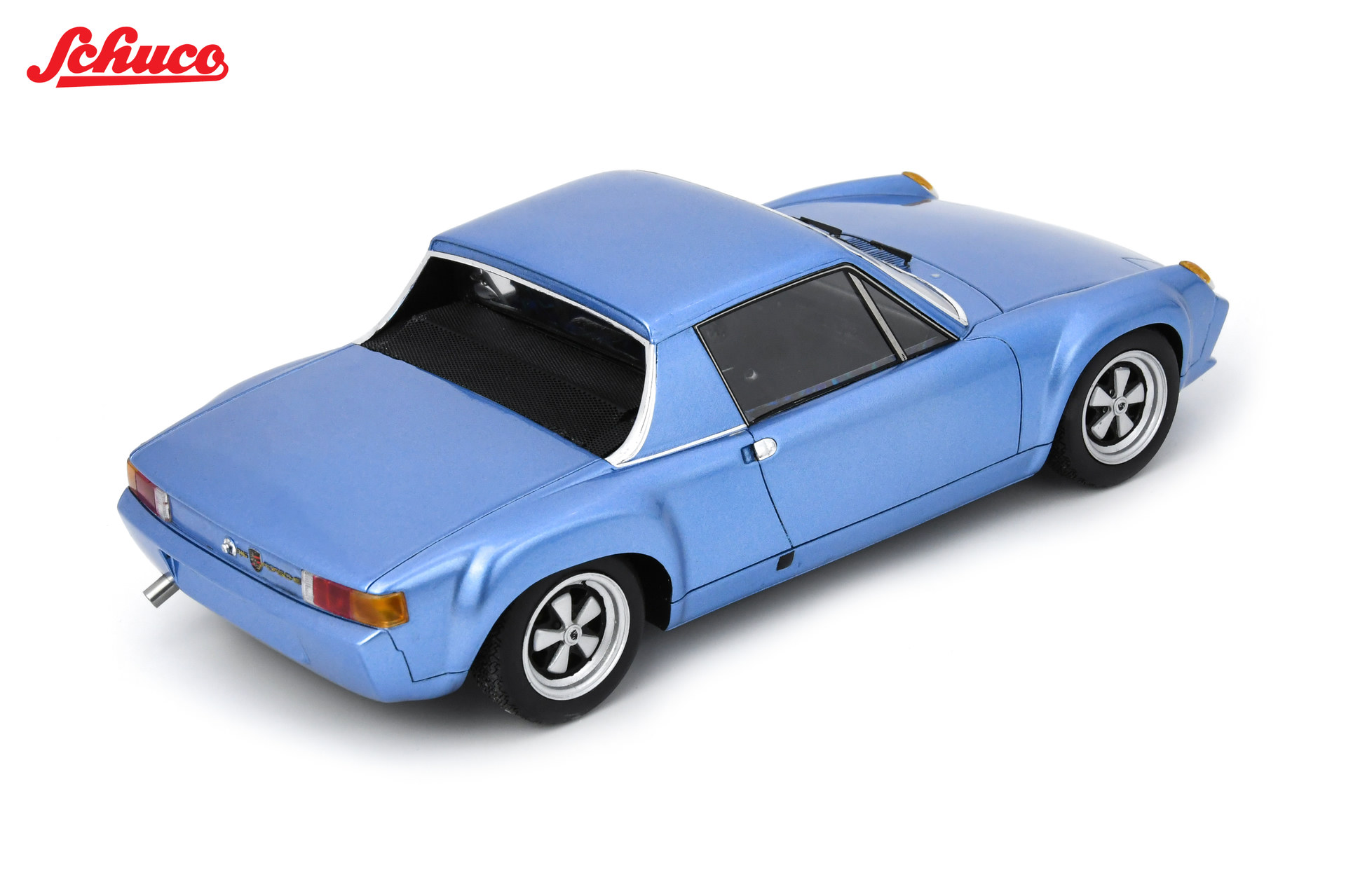 Schuco 1:18 PORSCHE 916 Chassis 17 1972 Blue (18U00068) Resin Model 2 Schuco 1:18 PORSCHE 916 Chassis 17 1972 Blue (18U00068) Resin Model - Image 2