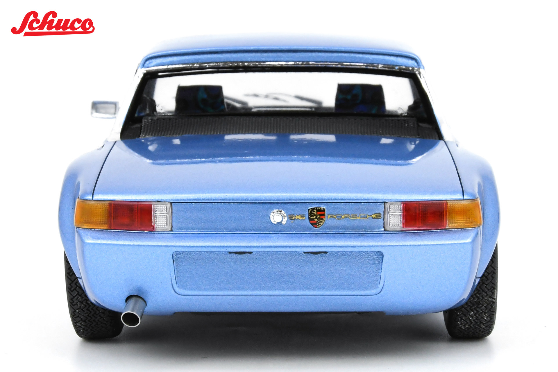 Schuco 1:18 PORSCHE 916 Chassis 17 1972 Blue (18U00068) Resin Model 5 Schuco 1:18 PORSCHE 916 Chassis 17 1972 Blue (18U00068) Resin Model - Image 5