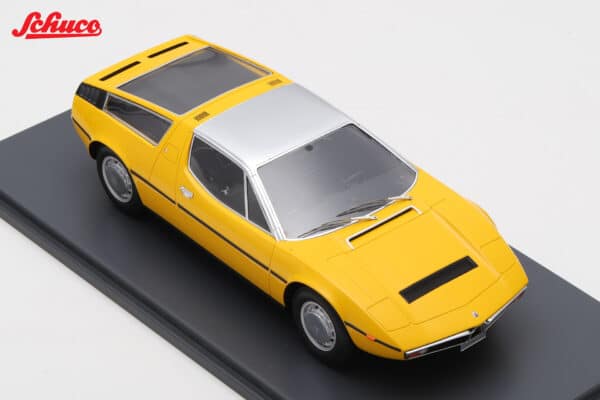 Schuco 1:18 Maserati Bora 1971 Yellow (18U00087) Resin Model 29 Schuco 1:18 Maserati Bora 1971 Yellow (18U00087) Resin Model