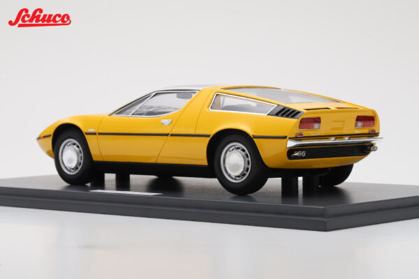 Schuco 1:18 Maserati Bora 1971 Yellow (18U00087) Resin Model 19 Schuco 1:18 Maserati Bora 1971 Yellow (18U00087) Resin Model