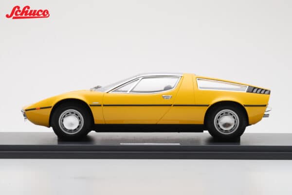 Schuco 1:18 Maserati Bora 1971 Yellow (18U00087) Resin Model 27 Schuco 1:18 Maserati Bora 1971 Yellow (18U00087) Resin Model