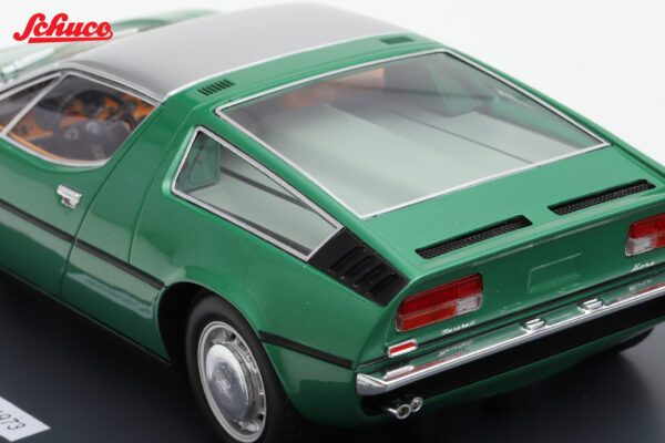 Schuco 1:18 Maserati Bora 1971 Light Metallic Green (18U00088) Resin Model 35 Schuco 1:18 Maserati Bora 1971 Light Metallic Green (18U00088) Resin Model