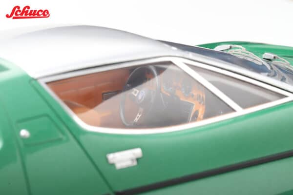 Schuco 1:18 Maserati Bora 1971 Light Metallic Green (18U00088) Resin Model 34 Schuco 1:18 Maserati Bora 1971 Light Metallic Green (18U00088) Resin Model