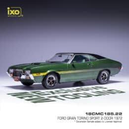 Ixo - 1:18 Ford Gran Torino Sport 1972 "Gran Torino" Movie Dark Green - Diecast Model