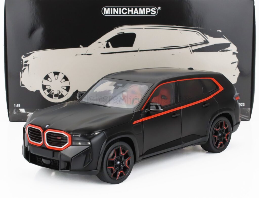 New model arrivals at model-universe.com include Werk83's Porsche 917 "Pink Pig", KK Scale's "Miami Vice" Ferrari Testarossa and many more ... 17 BMW XM Black Metallic 2023 - Limited Edition Diecast Model by Minichamps