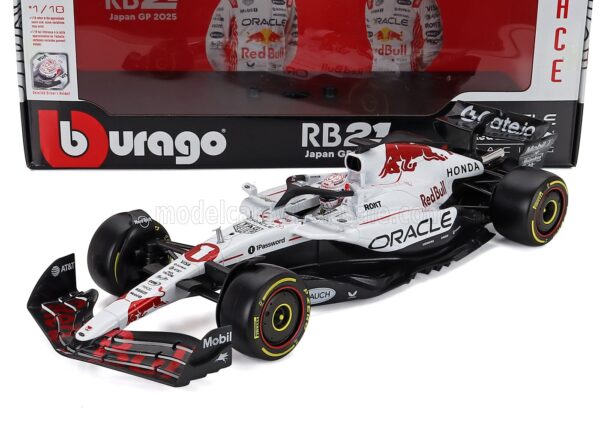 Bburago 1:18 Red Bull RB21 No.1 Max Verstappen Winner Japanese GP 2025 (18-18005-J-1) Diecast Model