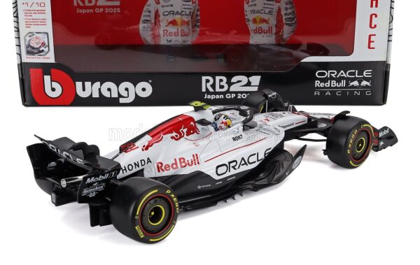 Diecast Model Shop - Model Universe 57 Alternative view of Bburago 1:18 Red Bull RB21 No.22 Yuki Tsunoda Japanese GP 2025 (18-18005-J-22) Diecast Model