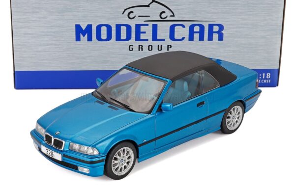 MCG 1:18 BMW 318i (E36) Cabriolet Turquoise 1996 (MCG18319) Diecast Model