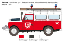 Italeri - 1:24 Land Rover Fire Truck (3660) Model Kit