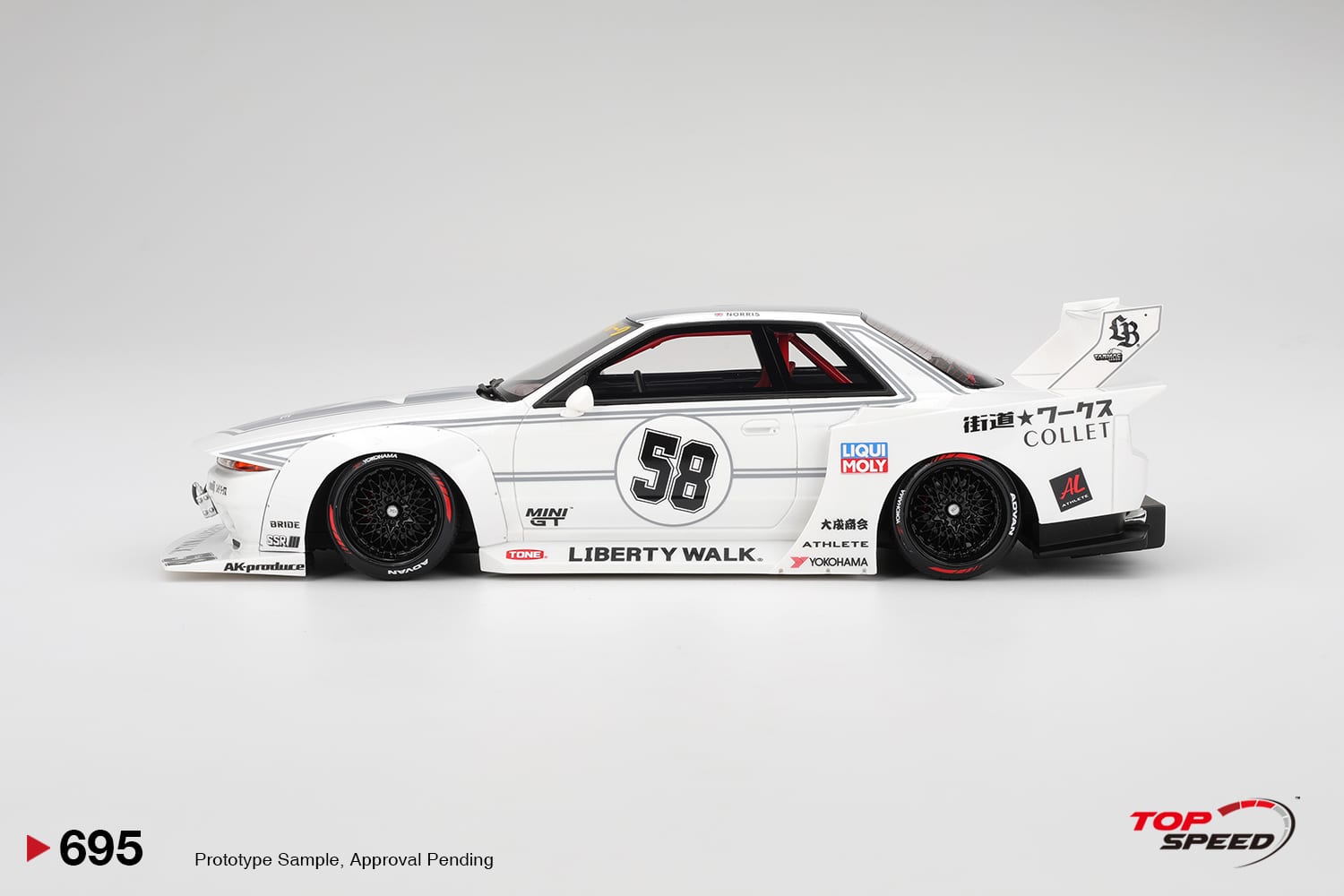 Top Speed 1:18 LBWK Nissan Skyline GT-R R32 Kaido Works TAS 2025 (TS0695) Resin Model 3 Top Speed 1:18 LBWK Nissan Skyline GT-R R32 Kaido Works TAS 2025 (TS0695) Resin Model - Image 3