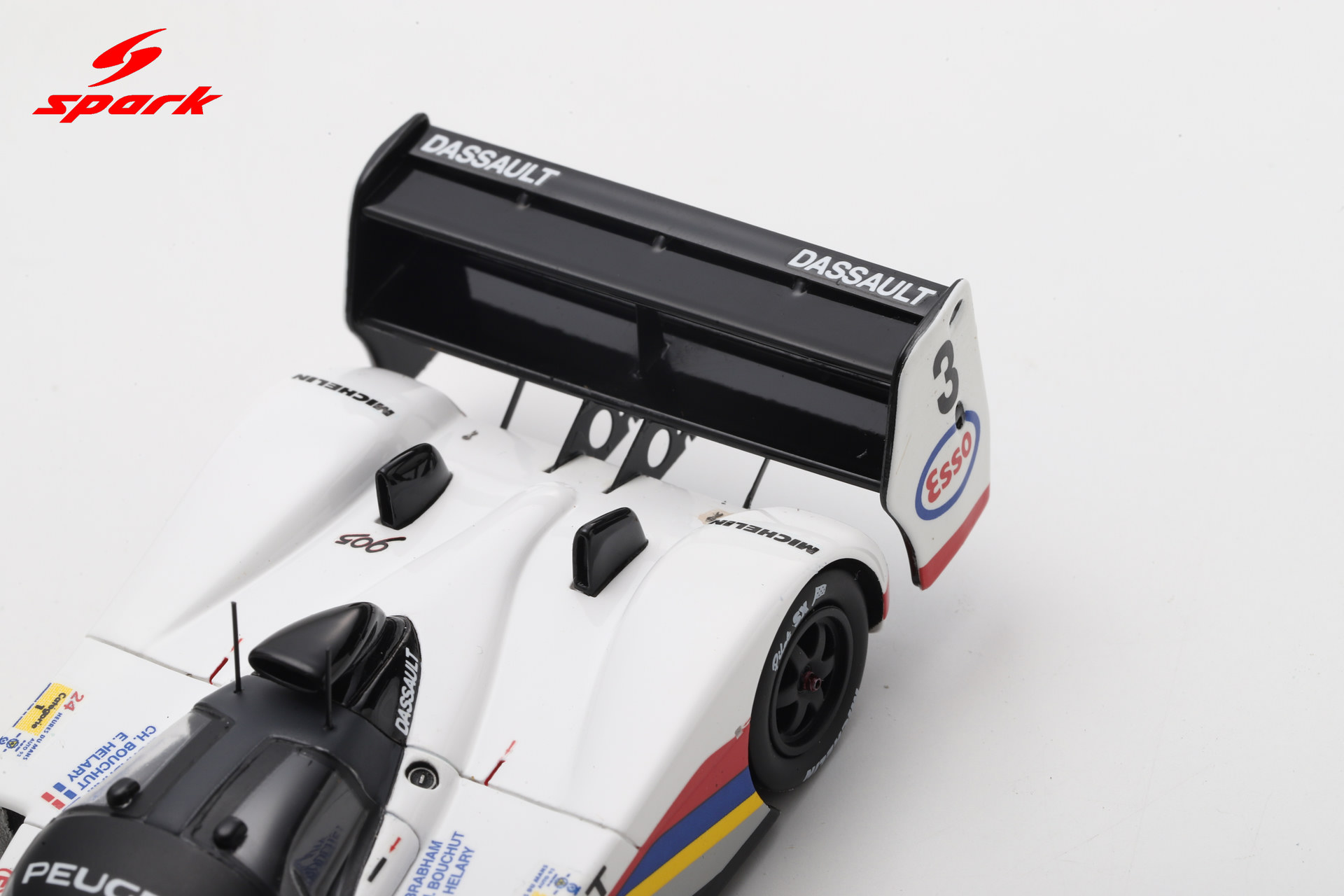 Spark 1:43 Peugeot 905 No.3 Winner 24H Le Mans 1993 E. Hélary - C. Bouchut - G. Brabham (43LM93) Resin Model 9 Spark 1:43 Peugeot 905 No.3 Winner 24H Le Mans 1993 E. Hélary - C. Bouchut - G. Brabham (43LM93) Resin Model - Image 9