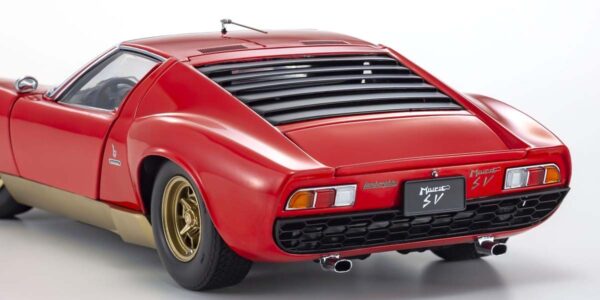 Kyosho 1:18 Lamborghini Miura P400SV Red Diecast Model KY8317R
