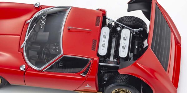 Kyosho 1:18 Lamborghini Miura P400SV Red Diecast Model KY8317R