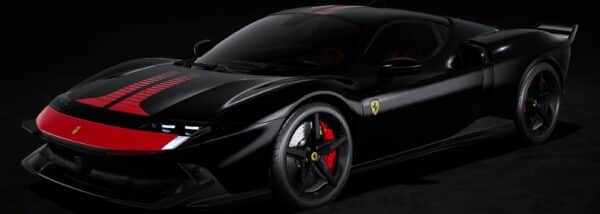 Polistil 1:18 Ferrari 849 Testarossa Fiorano 2025 Black (18FE02070-WB) Diecast Model (Window Box Edition)