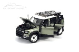 almost real - 1:18 land rover defender 110 pangea green (roof pack) (2020)