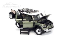 almost real - 1:18 land rover defender 110 pangea green (roof pack) (2020)