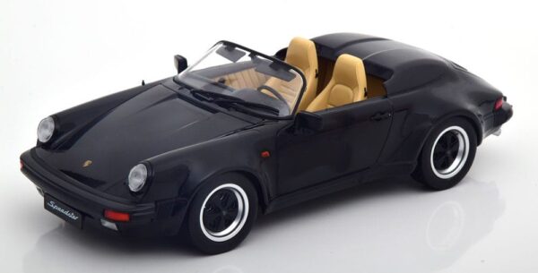 KK Scale 1:18 Porsche 911 (930) Speedster 1989 Black Model Car KKS DC180452