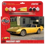 Airfix 1:32 Maserati Indy Yellow A55309 Model Kit Car