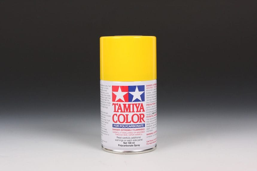 PS-6 Yellow Tamiya Polycarbonate Spray Paint Radio Control Models 86006