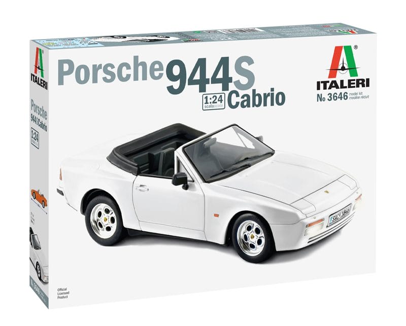 Italeri 1:24 Porsche 944 S Cabrio 3646 Product Image