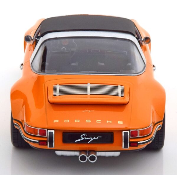 singer 911 targa orange | diecast model | kk scale 1:18