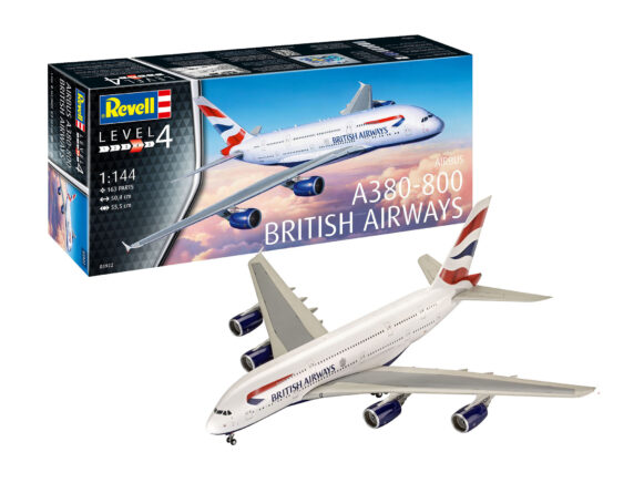 Revell 03922 Airbus A380 British Airways Plane Aircraft Model Kit