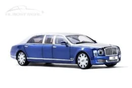Almost Real 1:18 Bentley Mulsanne Limousine Blue 830601 Diecast Model
