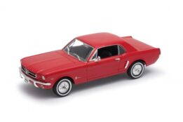 Welly 1:24 Ford Mustang Coupe 1964 Red Diecast Model 22451R