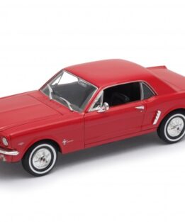 Welly 1:24 Ford Mustang Coupe 1964 Red Diecast Model 22451R