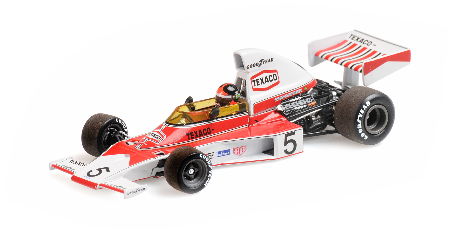 Minichamps 1:43 McLaren M23 Emerson Fittipaldi 1974 World Champion F1 Diecast Model 436740005