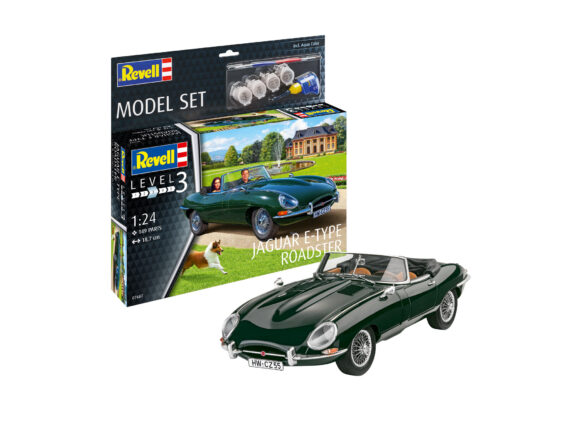 Revell 67687 Jaguar E Type Roadster Model Kit Plastic