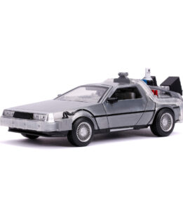 Jada 31468 Back to the future DeLorean diecast model with working lights