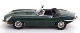 KK Scale 1:18 Jaguar E-Type Cabrio Convertible 1961 Series 1 British racing green diecast model car KKDC180481