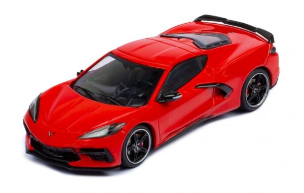 Ixo 1:43 Chevrolet Corvette C8 Red Diecast Model Car MOC303