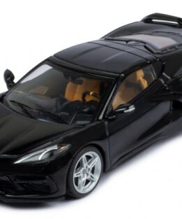 Ixo 1:43 Chevrolet Corvette C8 2020 Black Diecast Model Car MOC304