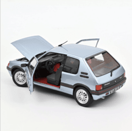 peugeot 205 gti 1.6 1988 blue | diecast model | norev 1:18