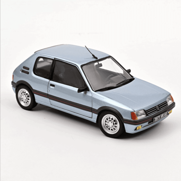 Norev 184857 Peugeot 205 GTi 1988 Blue diecast model car